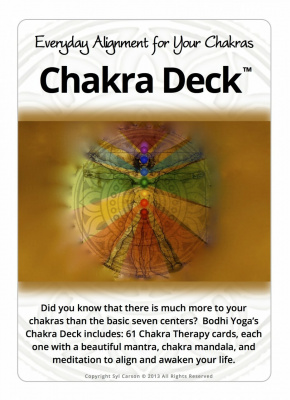 7 Chakras Bodhi Yoga Chakra Cards™